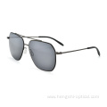 Men Metal Cool Sun Glasses Double Bridge Sunglasses